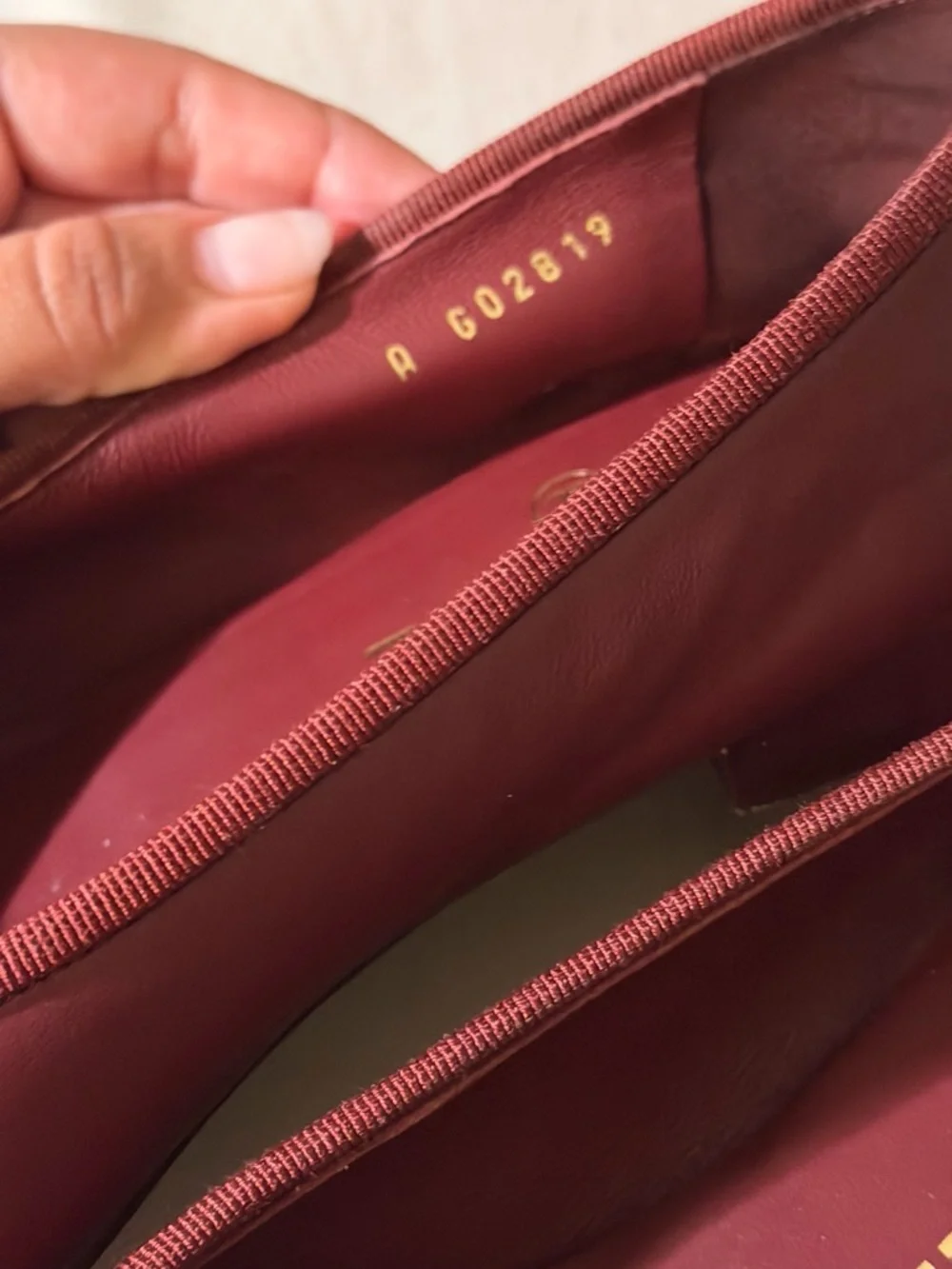 Chanel Two-Tone Pink & Burgundy Cap-Toe Ballet Flats - Picture 10 of 10